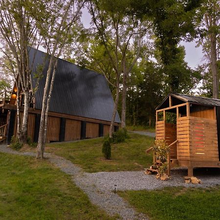 Valhalla Cabins Aframes With Hot Tubs & Sauna Cosby エクステリア 写真